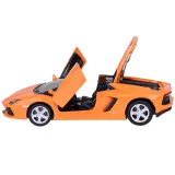 widok przednich świateł modelu lamborghini aventador 1:32