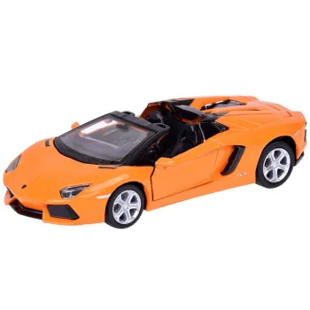 detal metalowej karoserii lamborghini aventador roadster