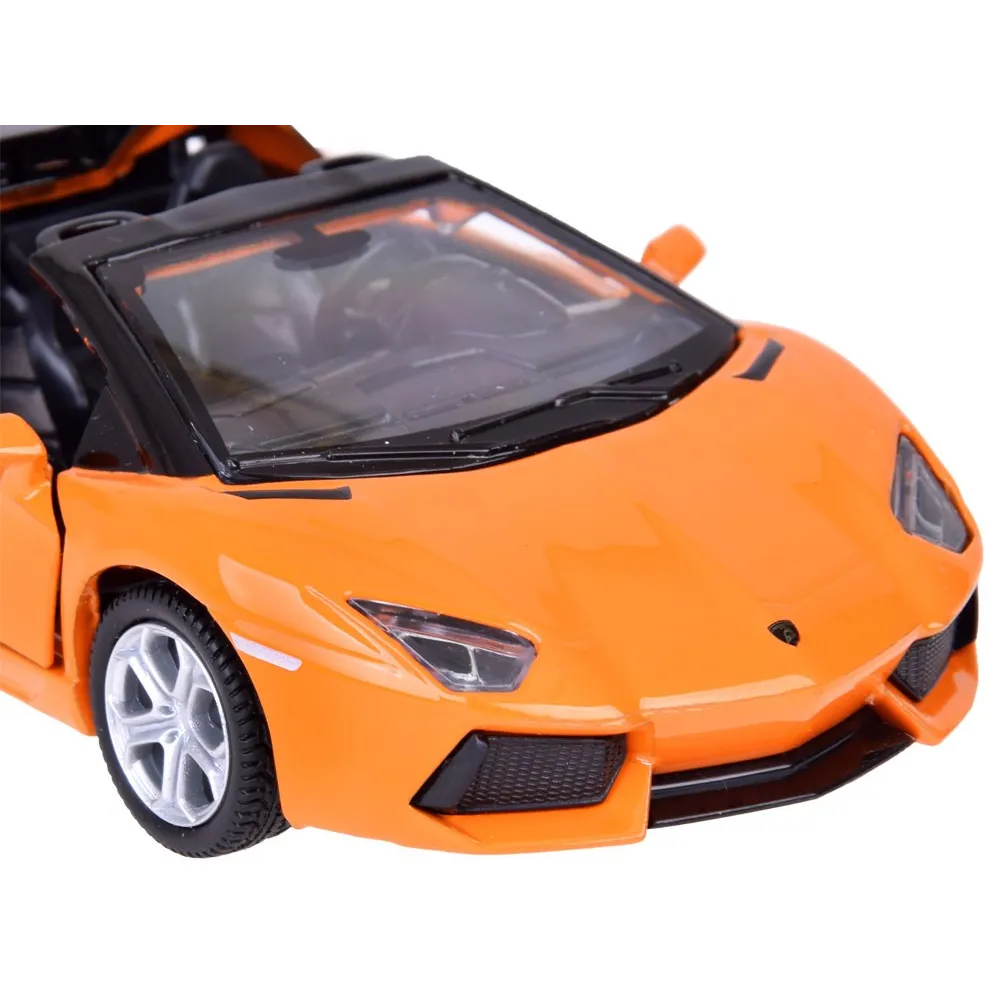 pomarańczowy lamborghini aventador 1:32 z podnoszonymi drzwiami