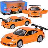 Metalowy model Porsche 911 GT3 RSR w skali 1:32 z przodu