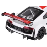 gumowe koła metalowego auta Audi R8 LMS w detalu