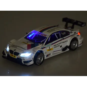 Auto metalowe sportowy model BMW M3 DTM skala 1:32 dźwięki światła ZA4608