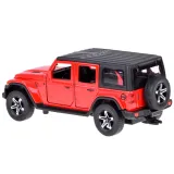 widok całego zestawu z samochodem i przyczepą razem