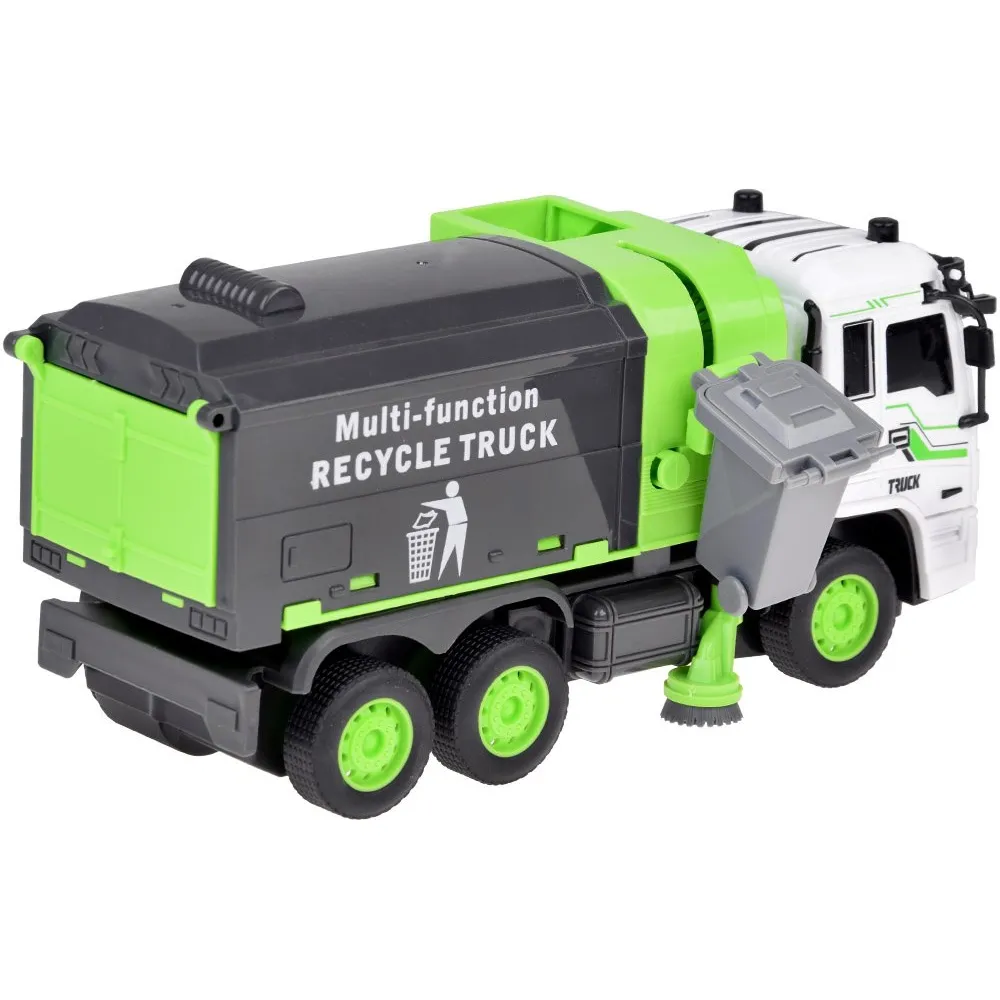 obrotowe szczotki po bokach pojazdu śmieciarki rc0684