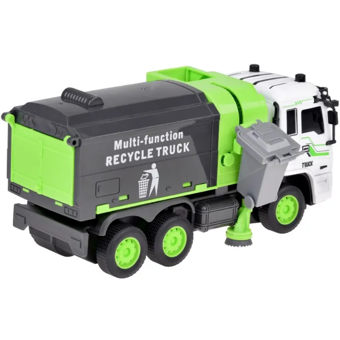 obrotowe szczotki po bokach pojazdu śmieciarki rc0684