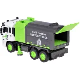 otwierana tylna klapa śmieciarki rc0684 w pozycji do wyładunku