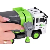 śmieciarka rc0684 z efektami świetlnymi na przodzie pojazdu