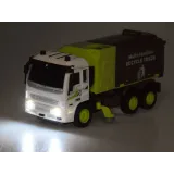 zbliżenie na detale plastikowej obudowy śmieciarki rc0684