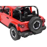 rzut z góry na nadwozie auto terenowego jeep rubicon