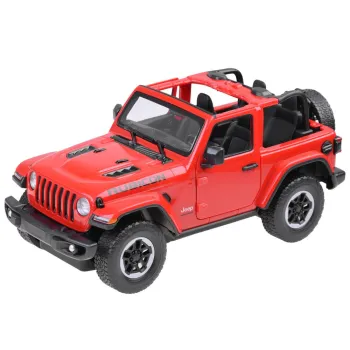 emblemat marki na masce zbliżenie na detal auta jeep rubicon