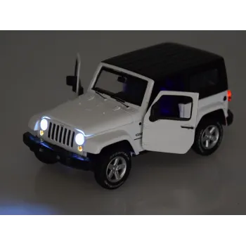 auto jeep wrangler z napędem friction – ustawione do jazdy