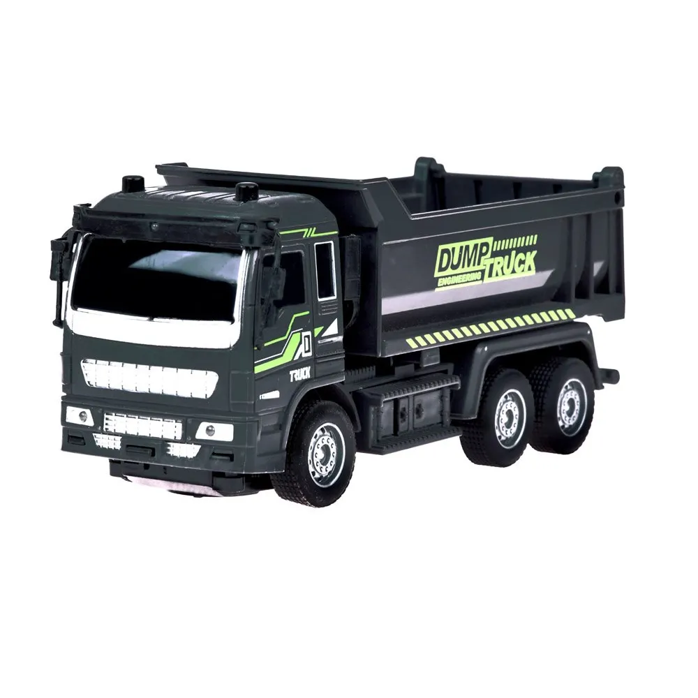 Ciężarówka z profilu na gładkim podłożu