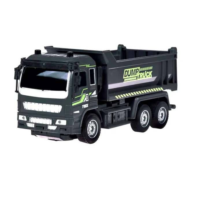 Ciężarówka z profilu na gładkim podłożu