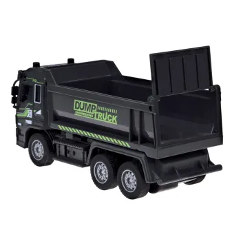 Model budowlanej wywrotki przygotowany do transportu