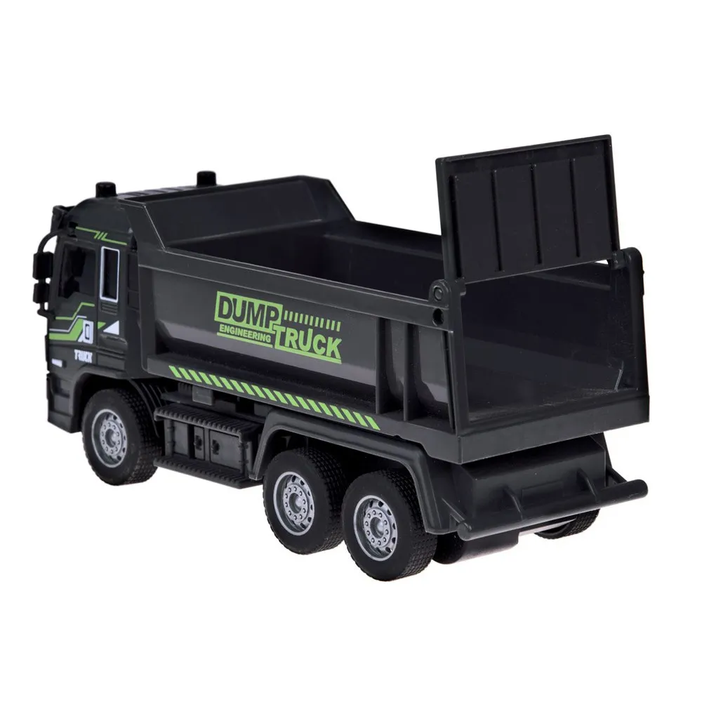 Model budowlanej wywrotki przygotowany do transportu