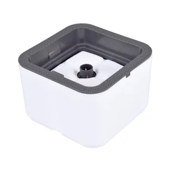 tryby przepływu wody pokazane na fontannie dla zwierząt