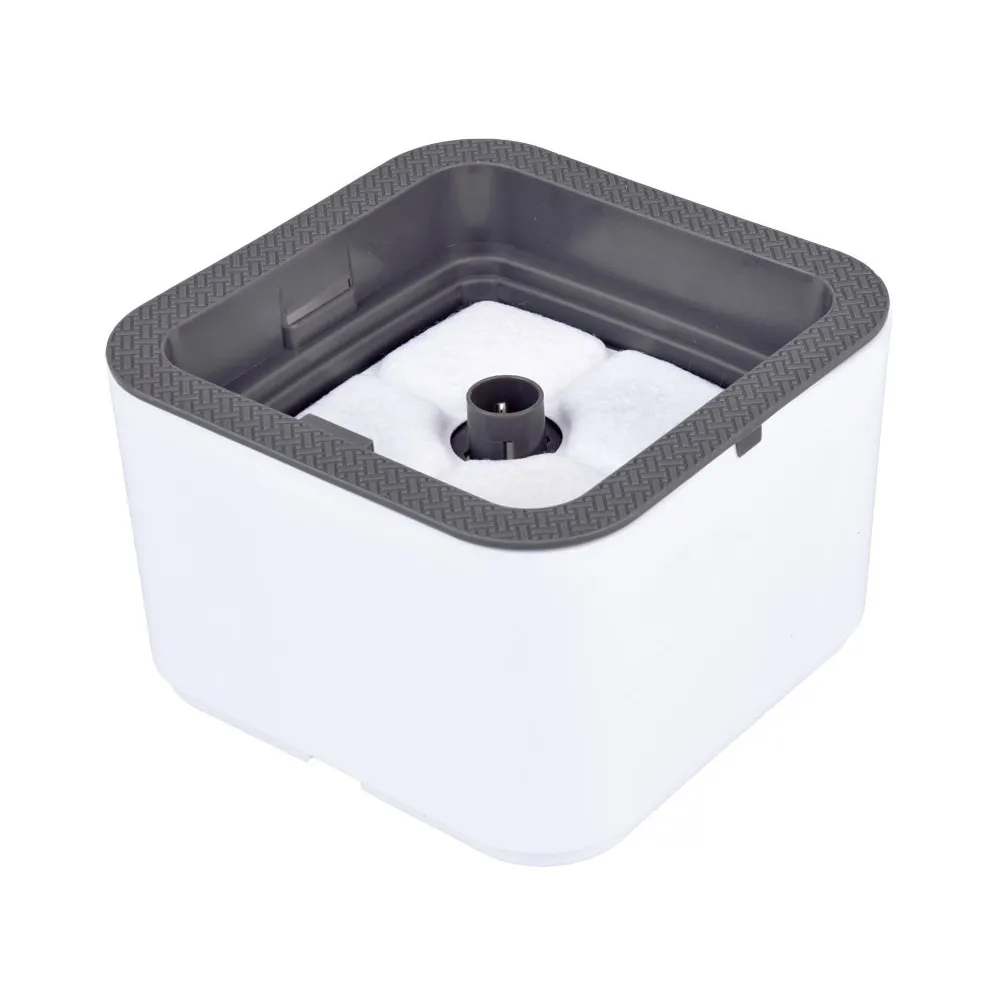 tryby przepływu wody pokazane na fontannie dla zwierząt