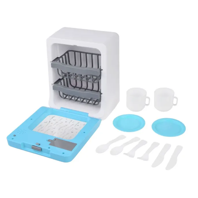 widok na elektronikę i wyświetlacz zmywarki dziecięcej