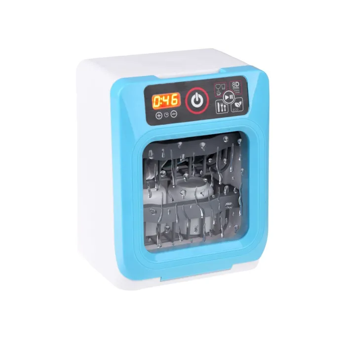 skompletowany zestaw do zabawy z naczyniami i kubkami