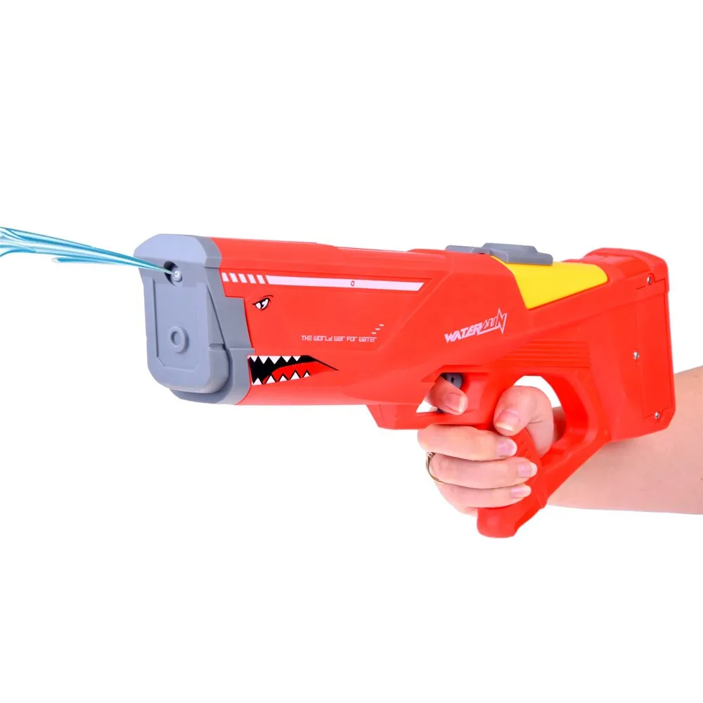 zbliżenie na spust i uchwyt pistoletu na wodę