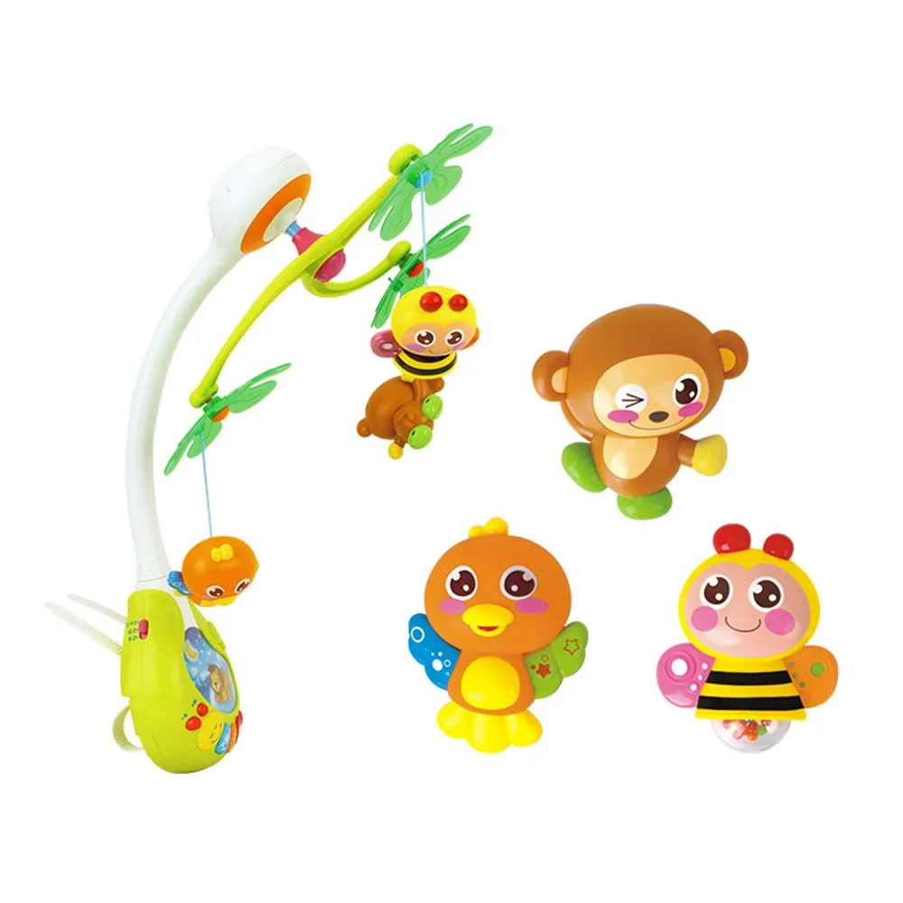 zestaw bajecznie kolorowa karuzelka z elementami w kształcie zwierzątek