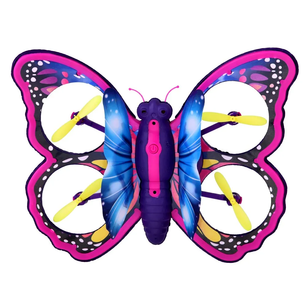 pełny zestaw motyla drona z pilotem, akumulatorem i śmigłami