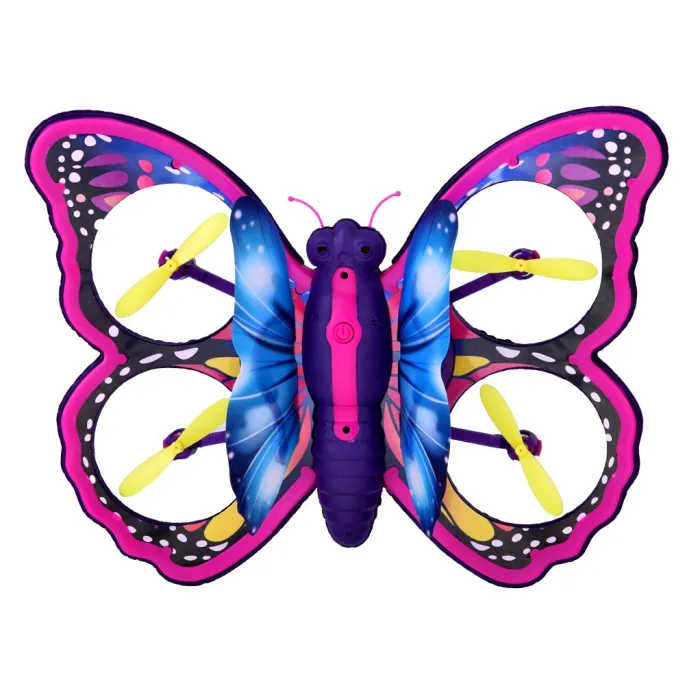 pełny zestaw motyla drona z pilotem, akumulatorem i śmigłami