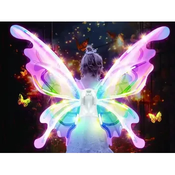 detal świecących elementów ledowych w skrzydłach