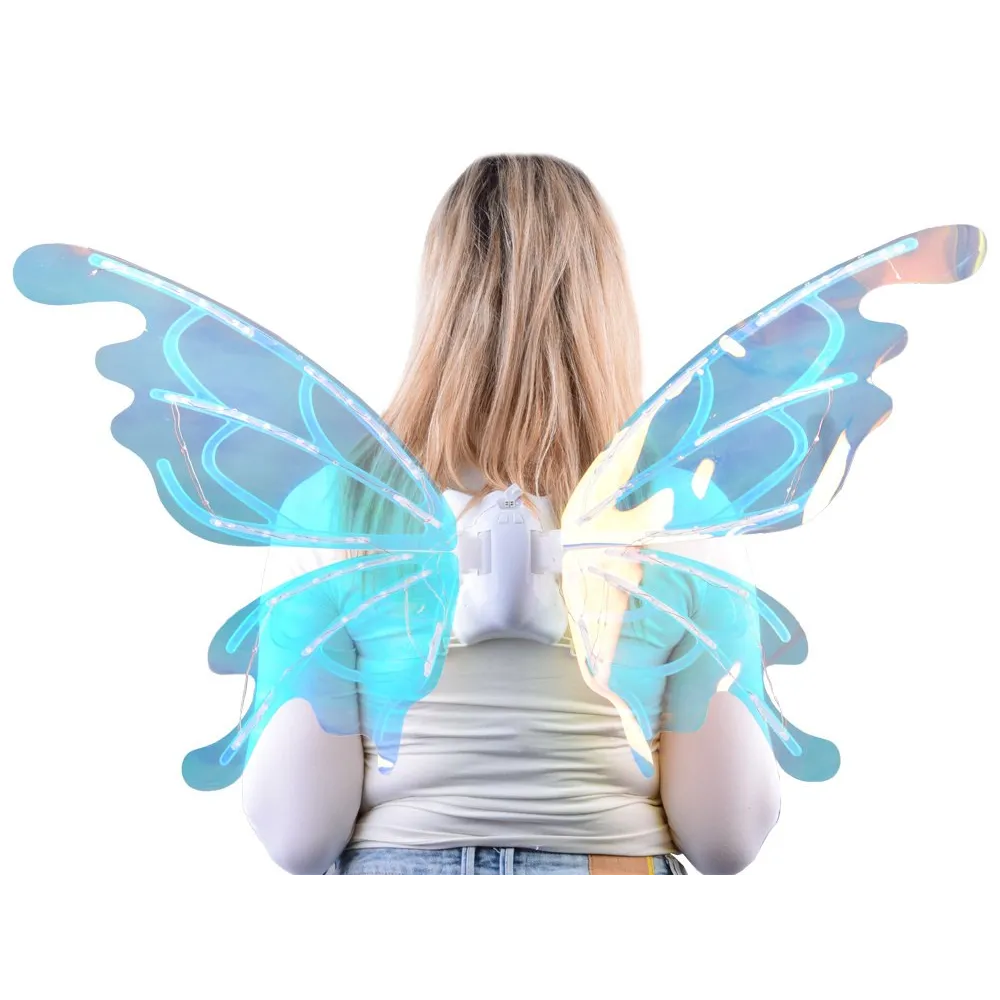 prezentacja skrzydeł z efektem zmiany barw