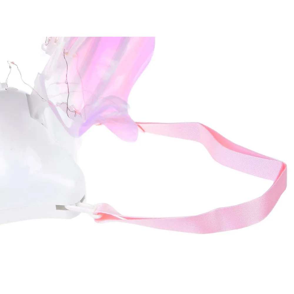 widok na skrzydła w trybie z muzyką i światłem