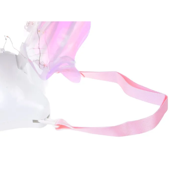 widok na skrzydła w trybie z muzyką i światłem