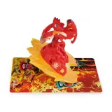 Pojemnik Bakugan w kształcie areny z akcesoriami na pierwszym planie