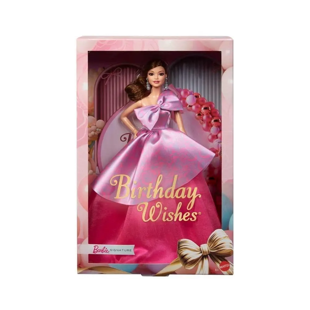 Barbie Birthday Wishes Collectible Fashion w eleganckim okolicznościowym stroju