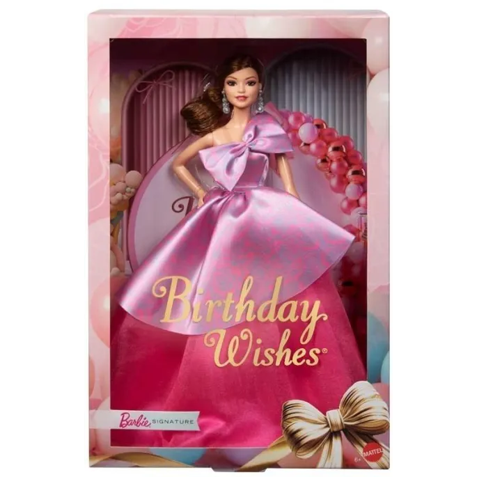 Barbie Birthday Wishes Collectible Fashion w eleganckim okolicznościowym stroju