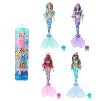 Barbie Color Reveal Morskie syrenki z akcesoriami i kolorowymi włosami