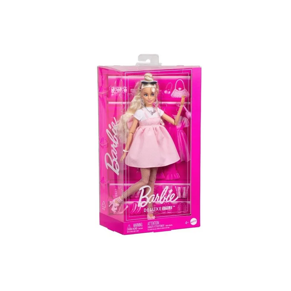 Lalka Barbie Deluxe Style HYV27 w nowoczesnej stylizacji z dodatkami