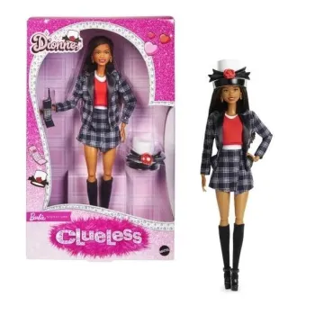 Barbie Dionne Clueless w stroju inspirowanym filmowym stylem z lat 90.