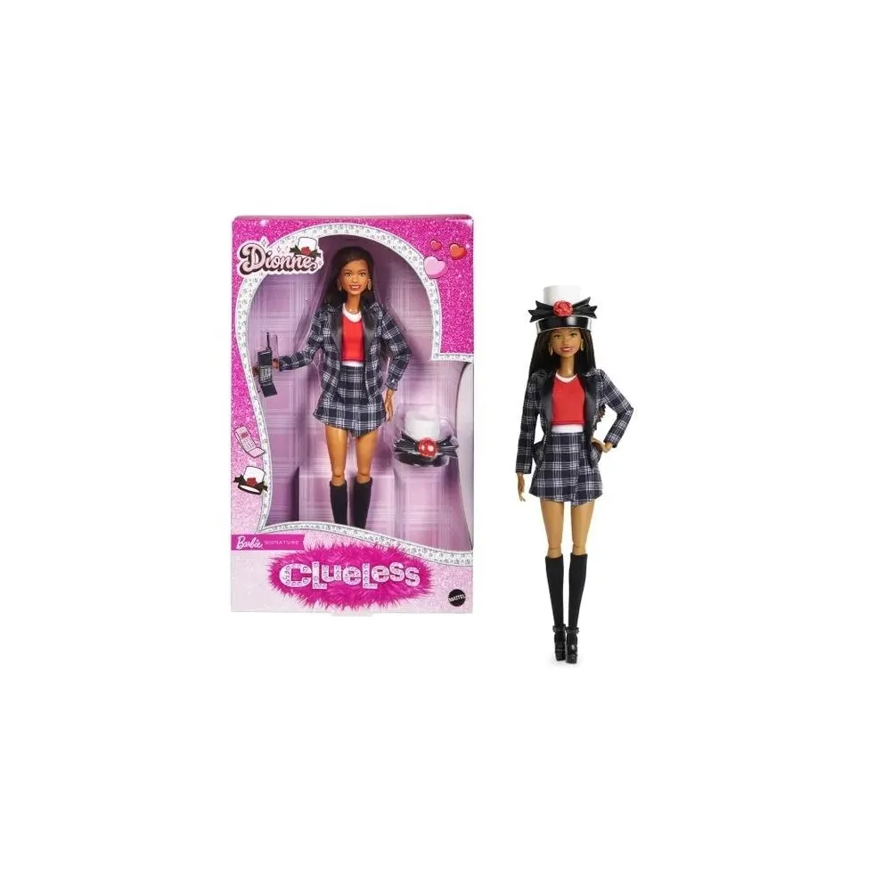 Barbie Dionne Clueless w stroju inspirowanym filmowym stylem z lat 90.
