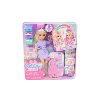Barbie Dream Besties blondynka z akcesoriami i długimi włosami do stylizacji