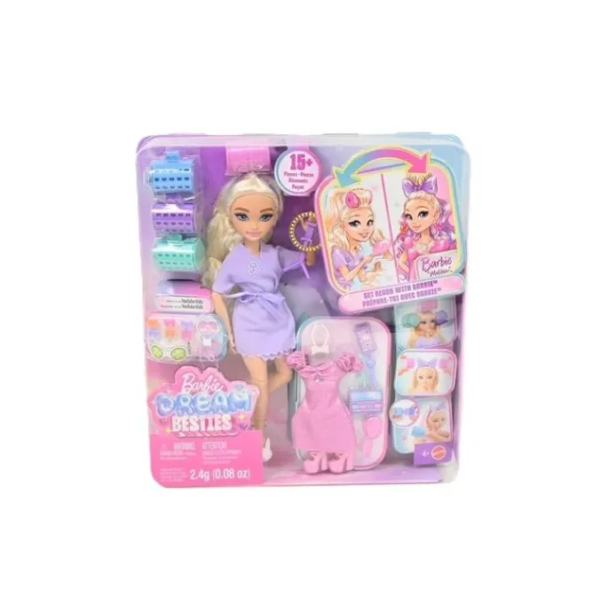 Barbie Dream Besties blondynka z akcesoriami i długimi włosami do stylizacji