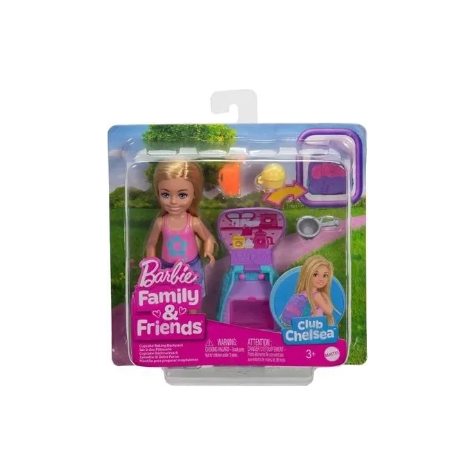 Plecak Chelsea jako kolorowy dodatek do lalki Barbie Family&Friends