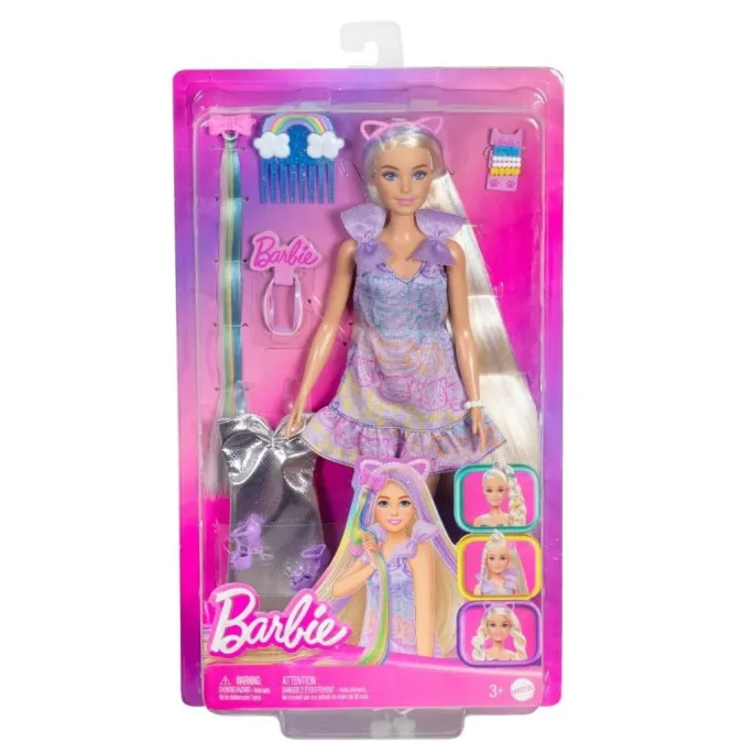 Barbie Hair Play JCT72 z długimi włosami i stylowymi akcesoriami