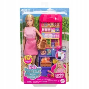 Barbie Malibu w modnym stroju podczas zabawy w zakupy