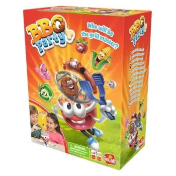 planszowa gra zręcznościowa bbq party z widocznym grillem i akcesoriami