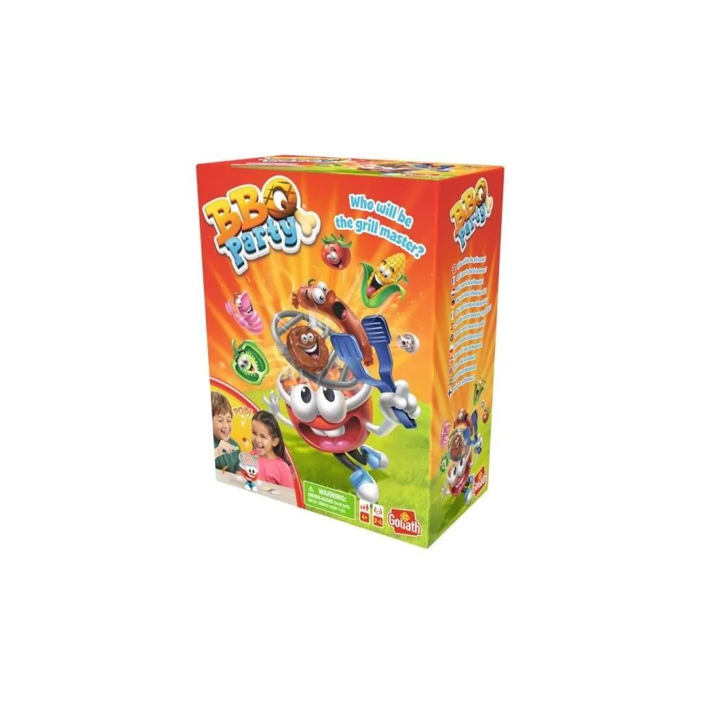 planszowa gra zręcznościowa bbq party z widocznym grillem i akcesoriami