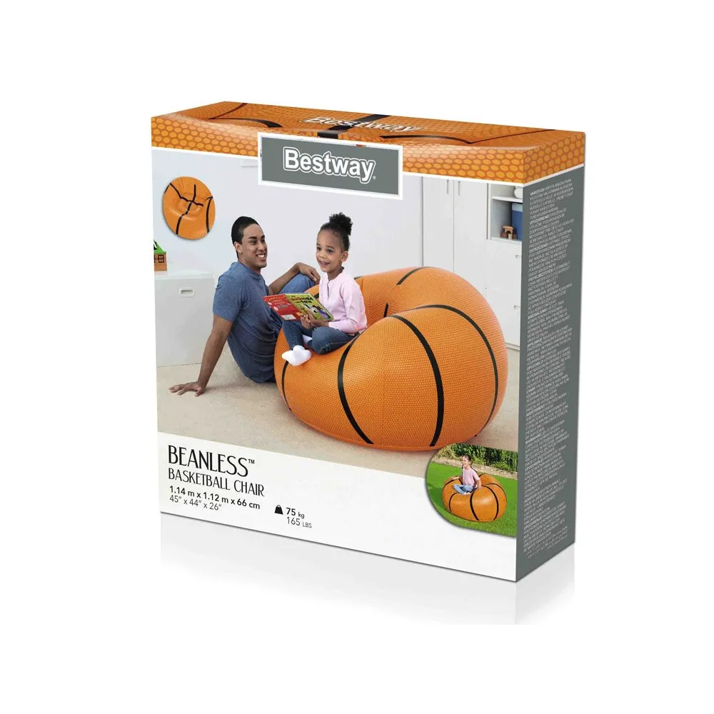 dmuchany fotel idealny do młodzieżowego pokoju lub ogrodu