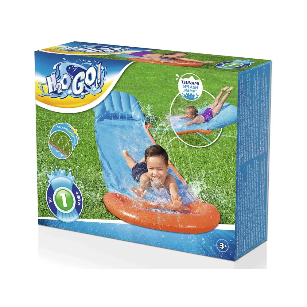 Wytrzymały winylowy materiał ślizgu wodnego Bestway z bliska