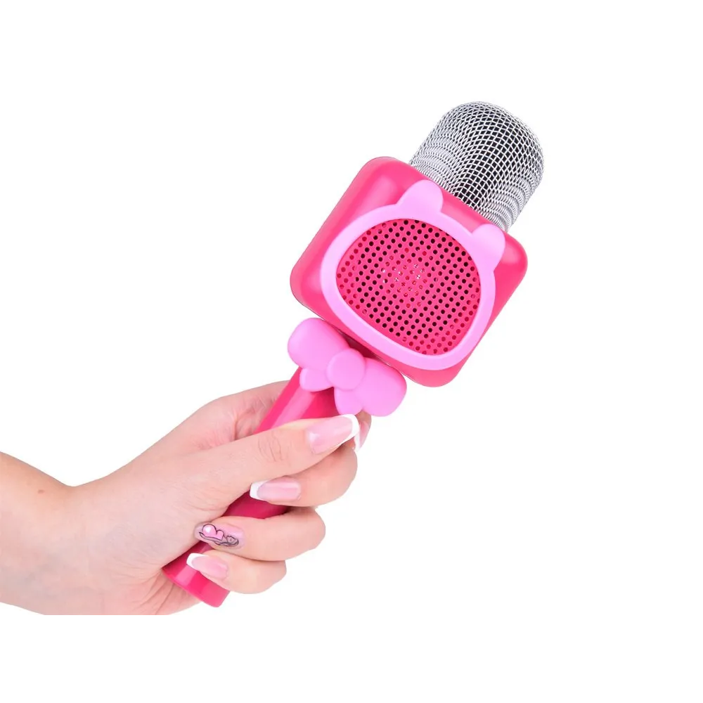 Dziecięcy mikrofon karaoke z miejscem na kartę pamięci