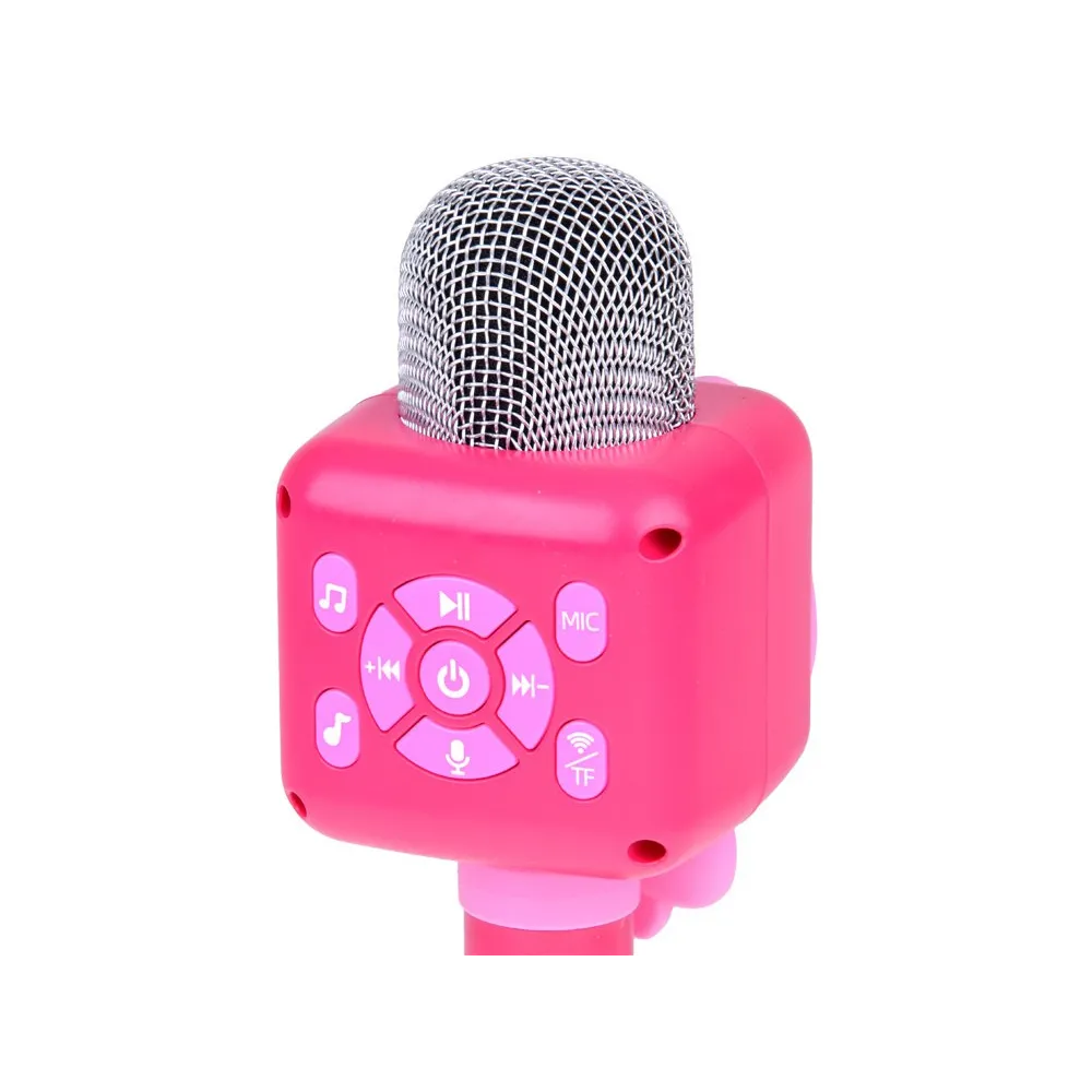 Mikrofon do zabawy z efektami dźwiękowymi i wgranymi utworami