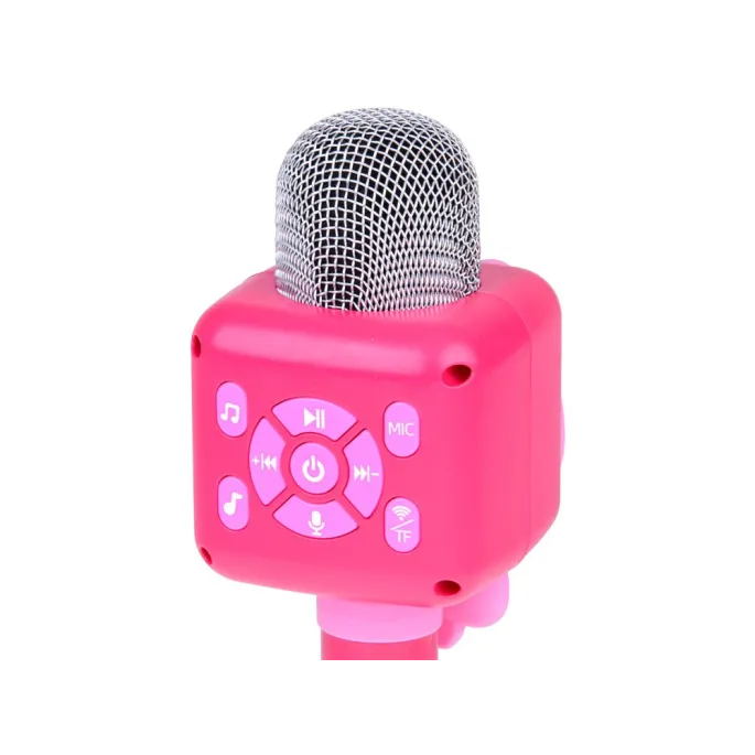 Mikrofon do zabawy z efektami dźwiękowymi i wgranymi utworami